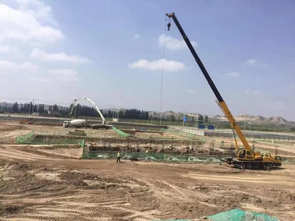 New District plant construction